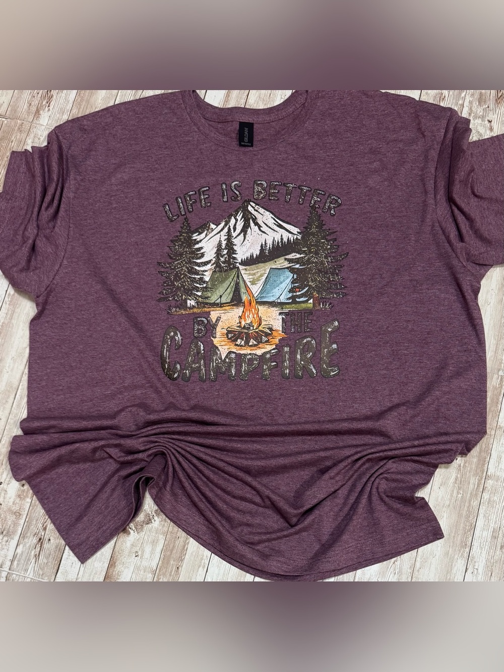 Purple Women’s Campfire Graphic Tee XL